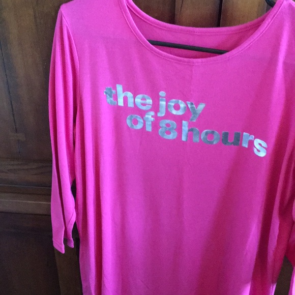 Pink Sleep Shirt - Picture 2 of 3